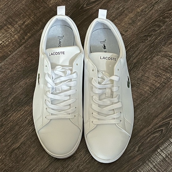 NWOT Lacoste Classic White Tennis Shoes - Picture 2 of 7